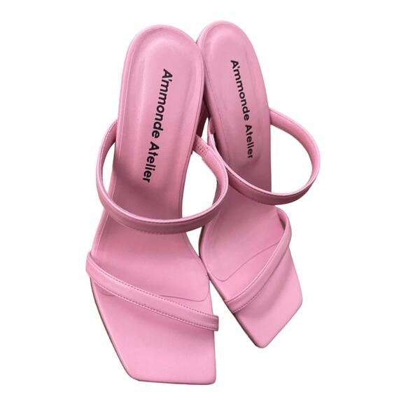 Ammonde Atelier Andrea 100 Sandals Leather High Heels Coquette Fairy Dainty 6.5 - Picture 7 of 10